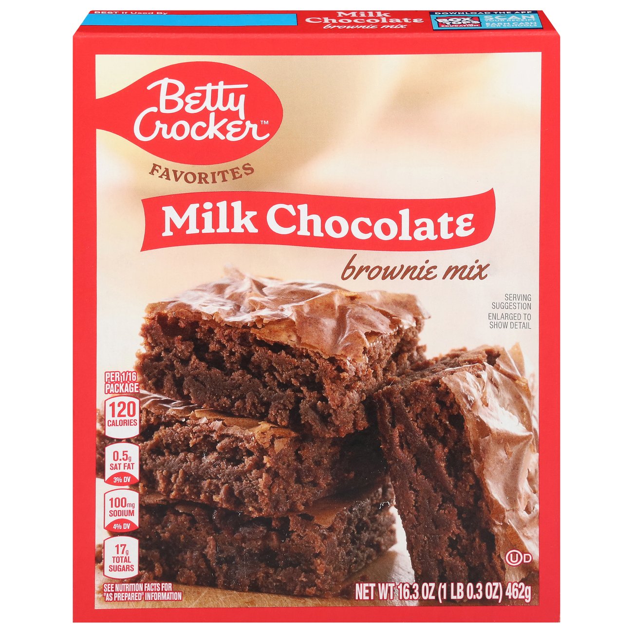 Viool In de naam Wolf in schaapskleren Betty Crocker Milk Chocolate Brownie Mix - Shop Baking Ingredients at H-E-B