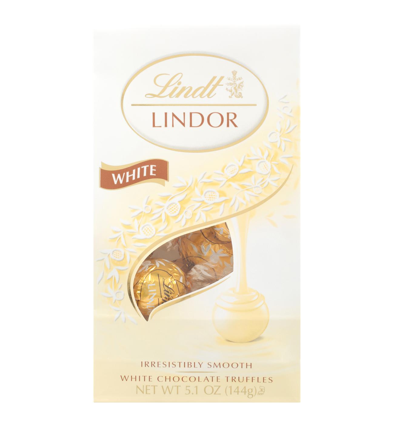 Lindt Lindor White Chocolate Truffles; image 1 of 2