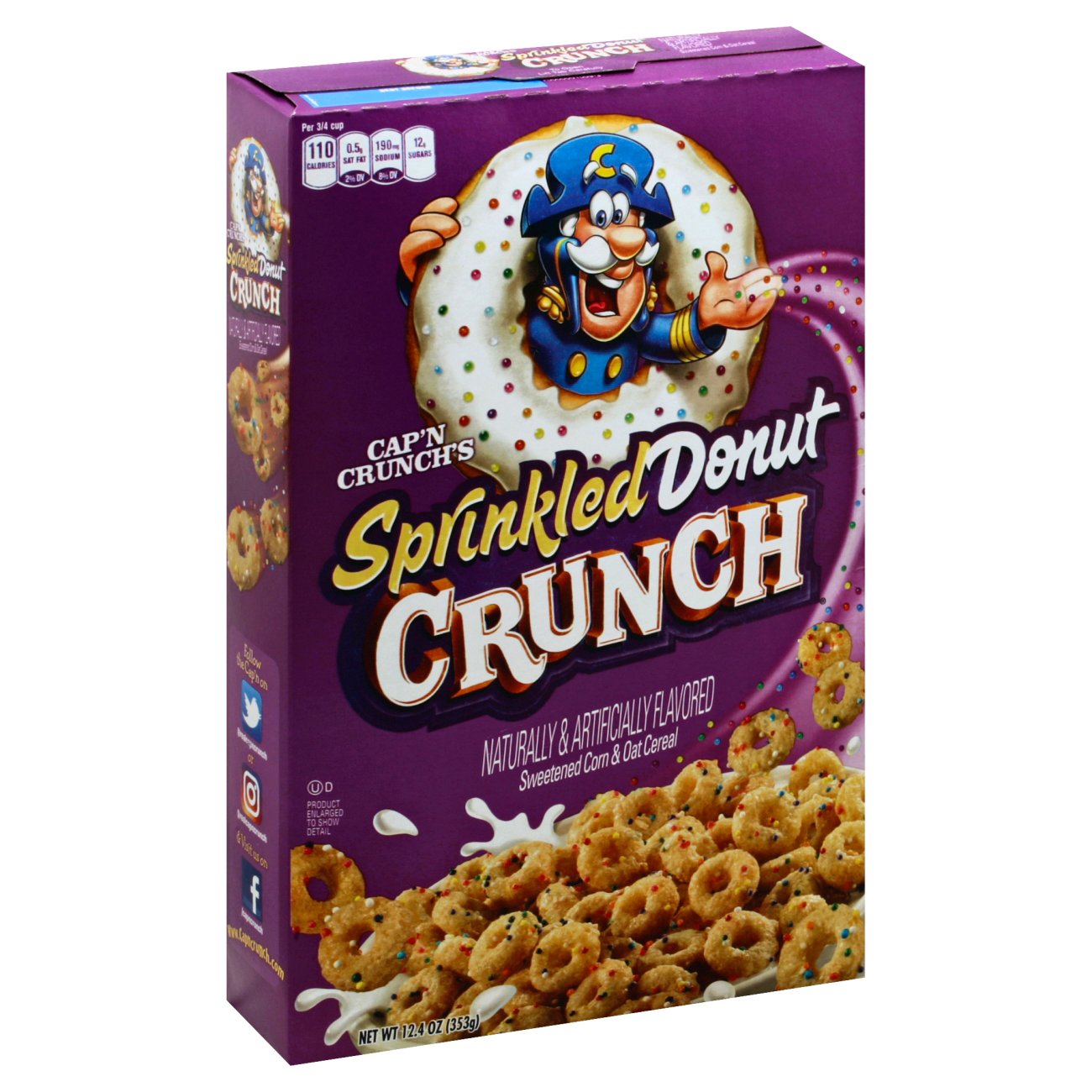 Cap'n Crunch Sprinkled Donut Crunch Shop Cereal at HEB