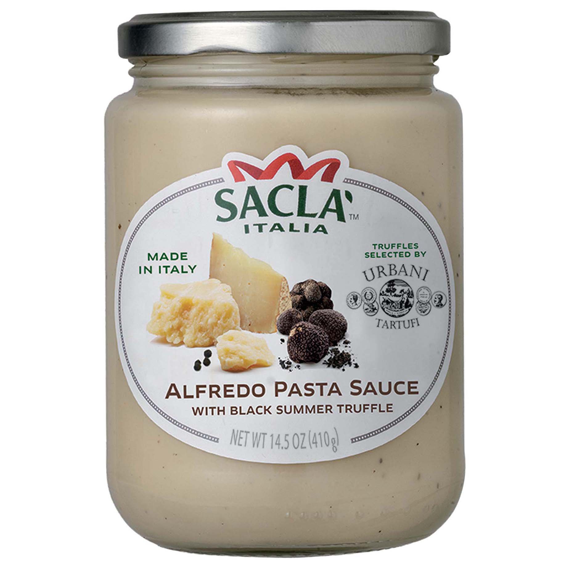 Sacla Alfredo Pasta Sauce with Black Summer Truffle Shop Pasta Sauces