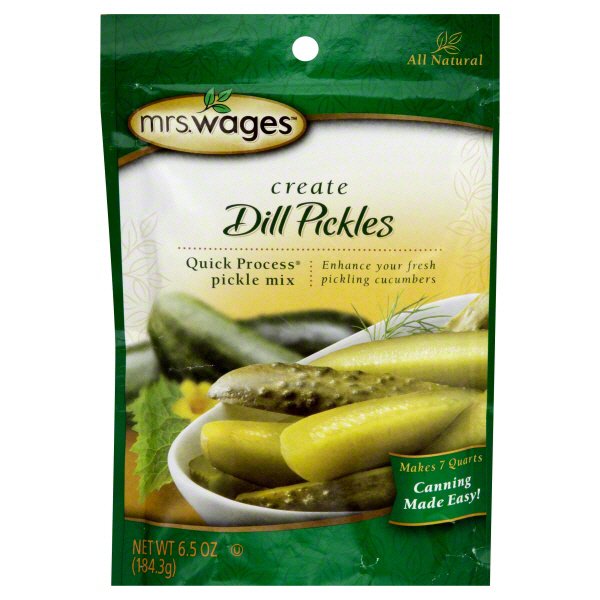 Mrs. Wages Create Dill Pickle Mix Shop Canning supplies at HEB