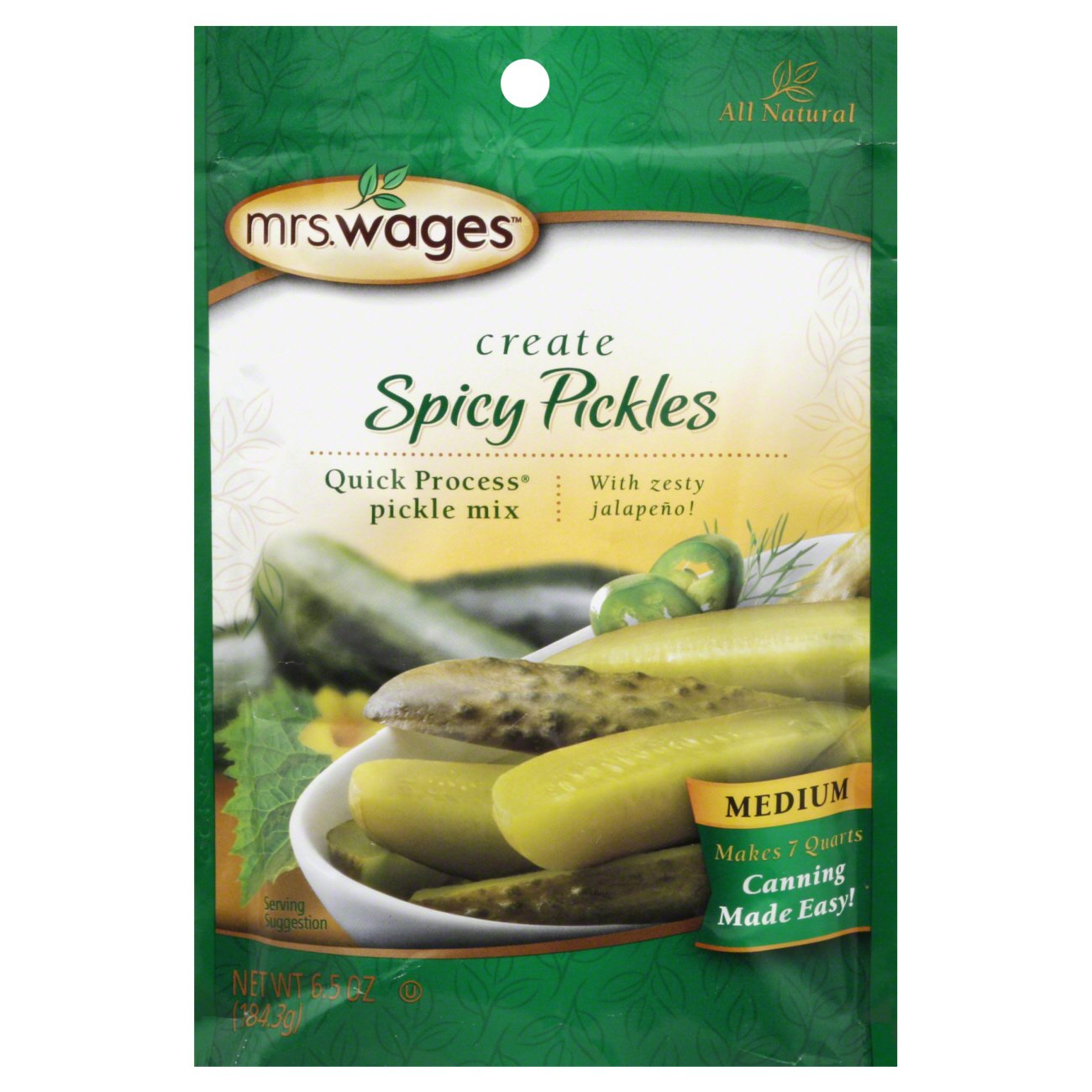 Mrs. Wages Create Spicy Pickle Mix, Medium Shop Canning Supplies at HEB