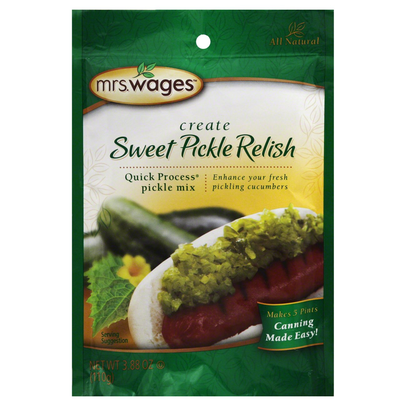 Mrs. Wages Create Sweet Pickle Relish Shop Canning supplies at HEB