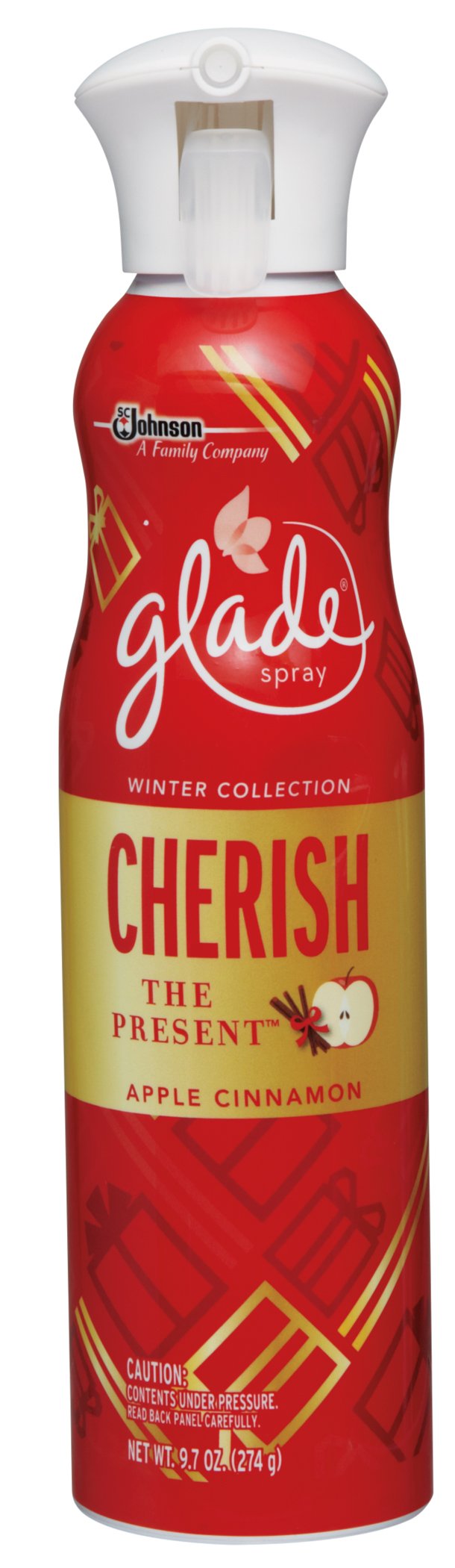 Glade Spray, Cherish the Present: Apple Cinnamon - Shop Air Fresheners at  H-E-B