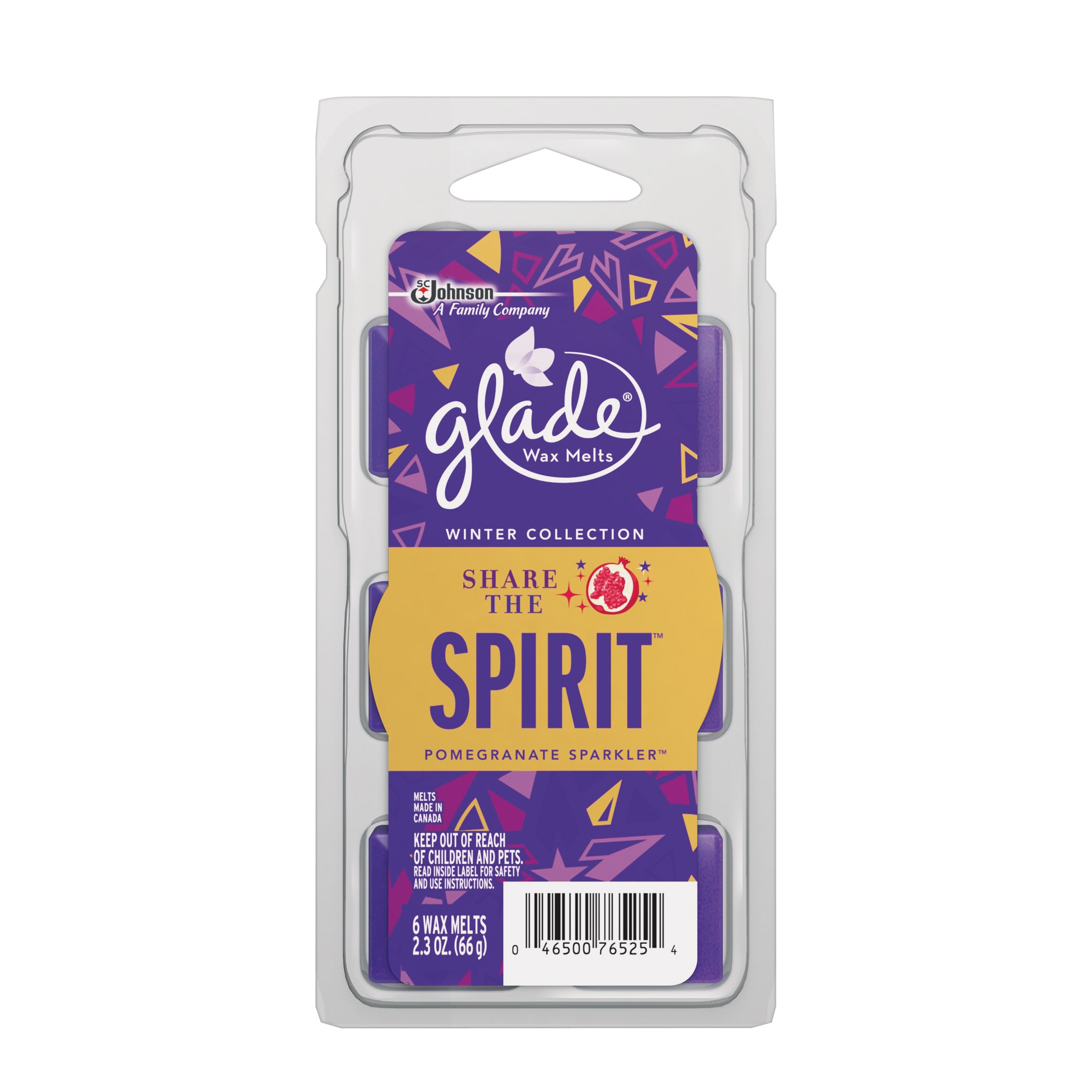 Glade Wax Melts, Share the Spirit Pomegranate Sparkle Shop Air