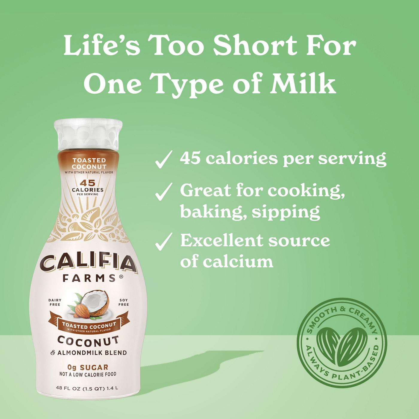 Califia Farms Dairy Free Coconut Cream & Almond Milk Blend - Toasted Coconut; image 2 of 2