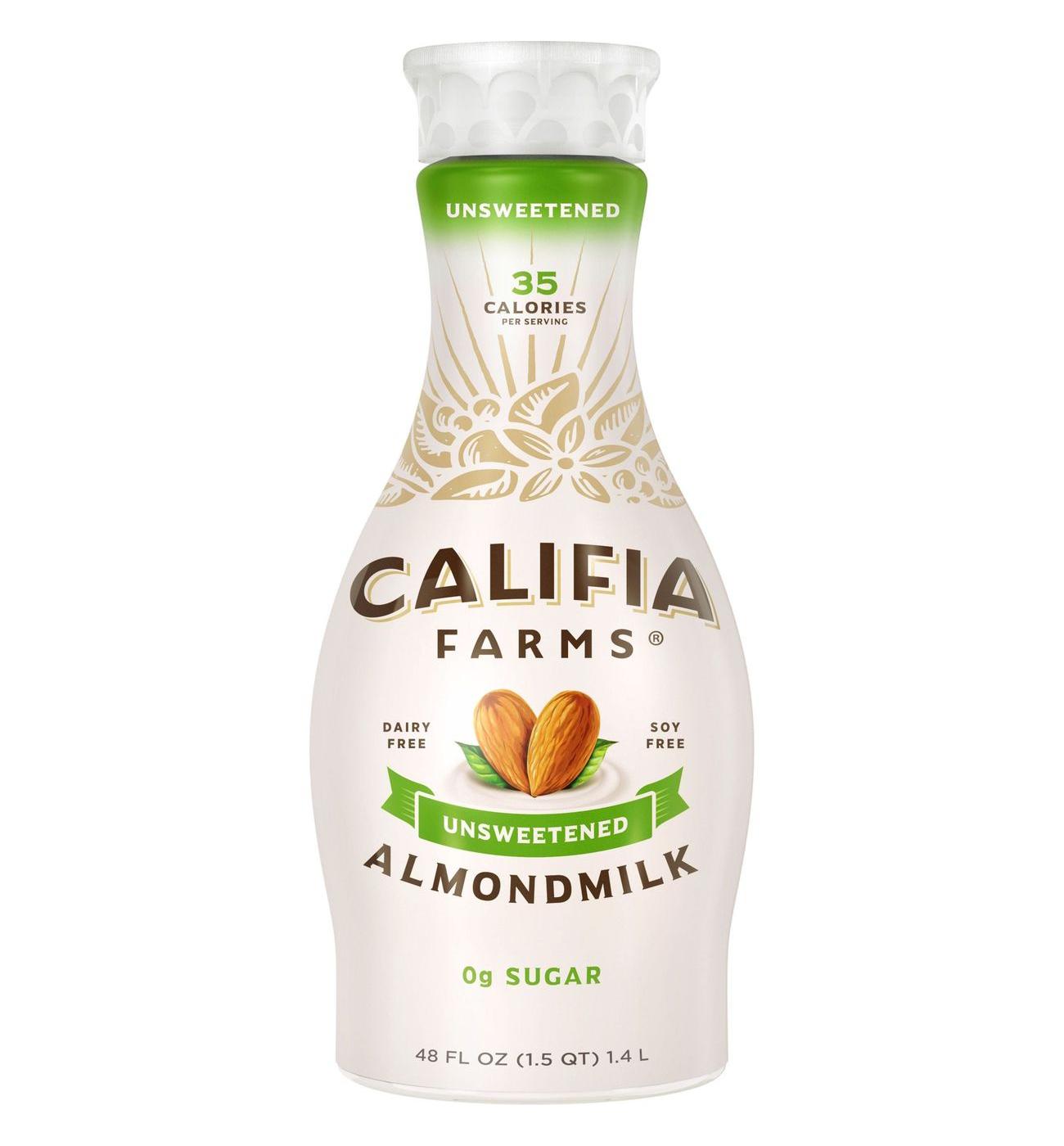 Califia Farms Dairy Free Unsweetened Almond Milk; image 1 of 2