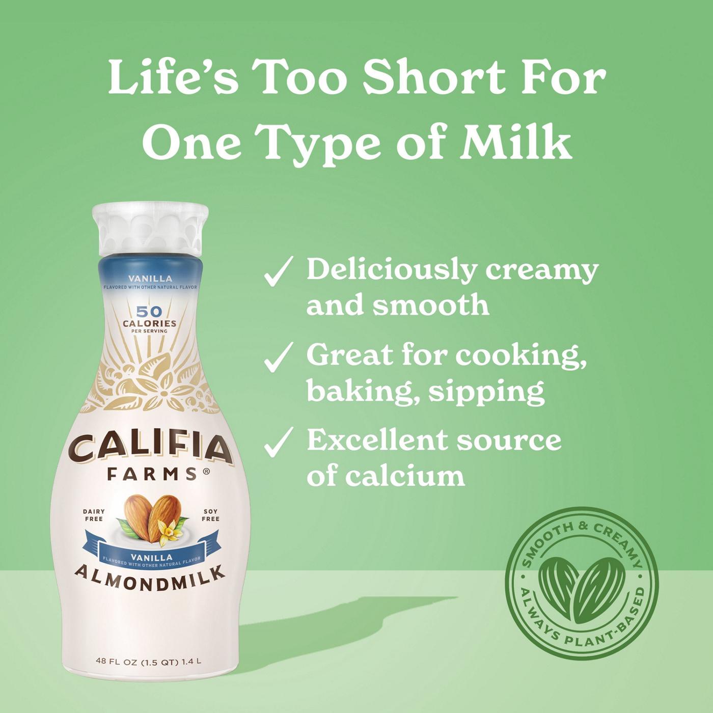 Califia Farms Vanilla Almond Milk; image 2 of 2