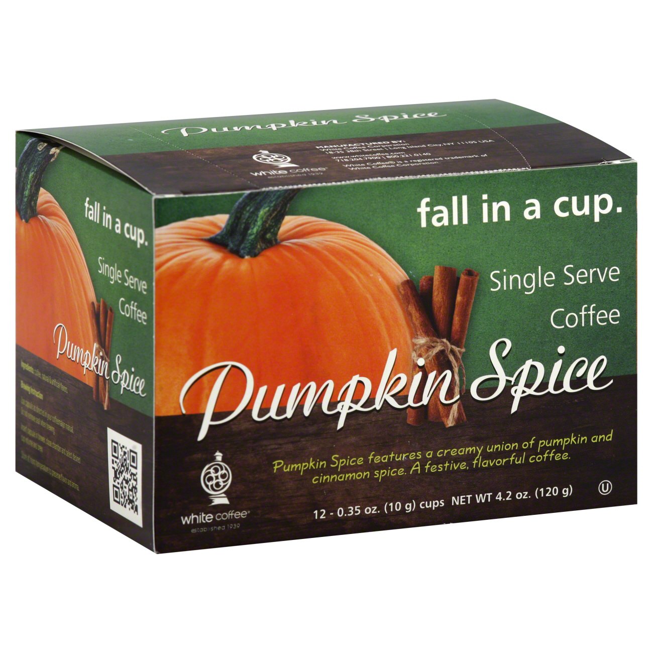 White Coffee Pumpkin Spice - Shop Coffee At H-e-b