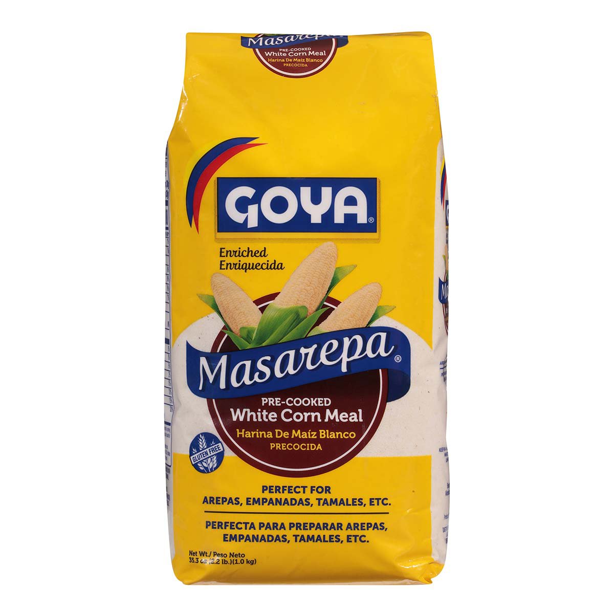 Goya Masarepa PreCooked White Corn Meal Shop Flour at HEB