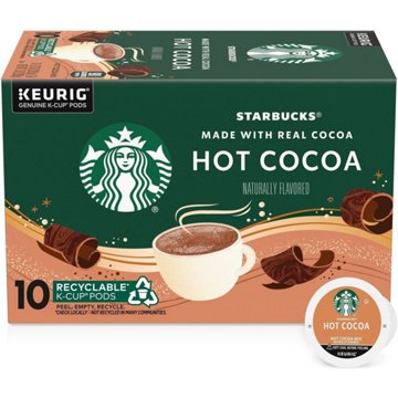 Starbucks Classic Hot Cocoa Single Serve K Cups, 10 ct