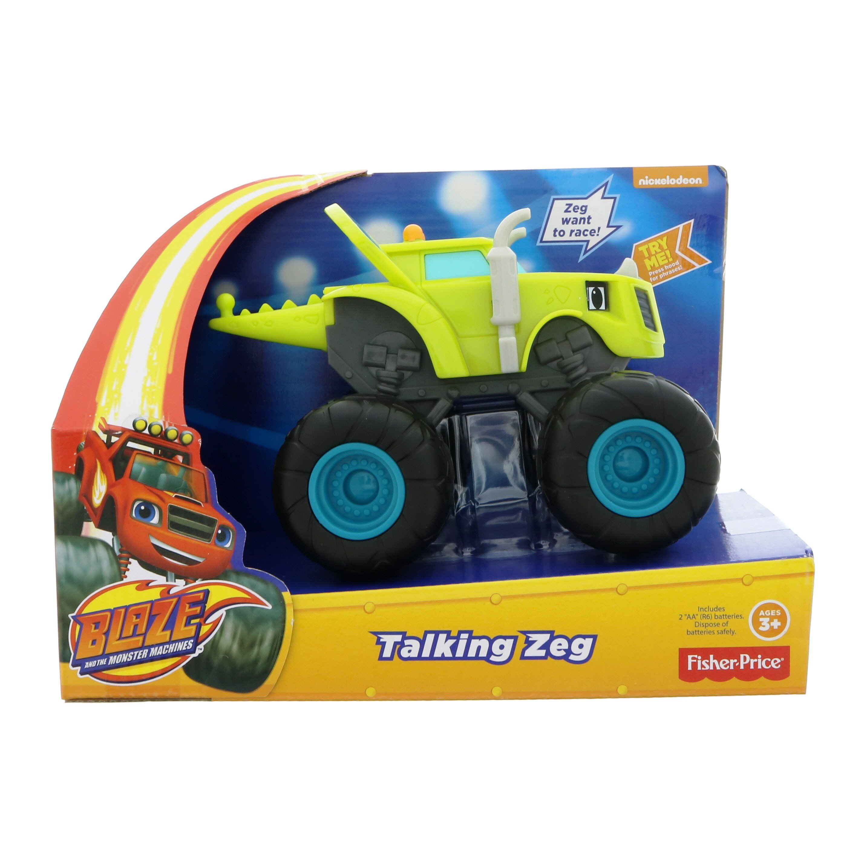 Fisher-Price Nickelodeon Blaze and the Monster Machines Talking Blaze -  English Edition 