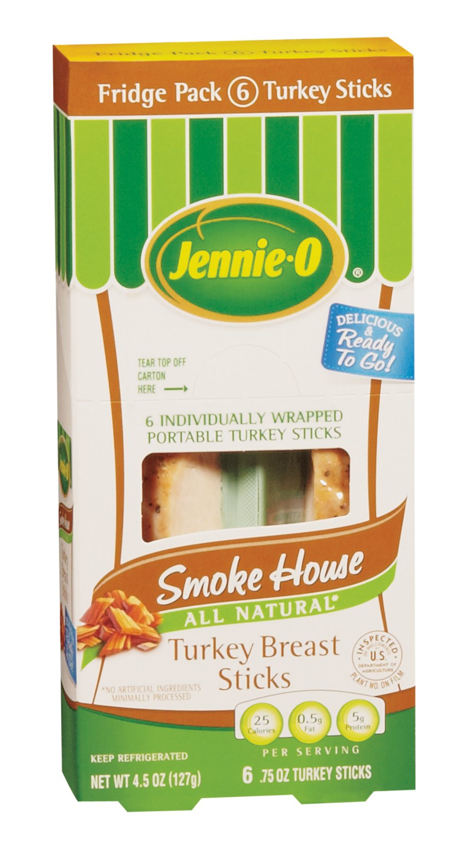 Jennie-O Smoke House Turkey Breast Snack Sticks - Shop Ready Meals ...