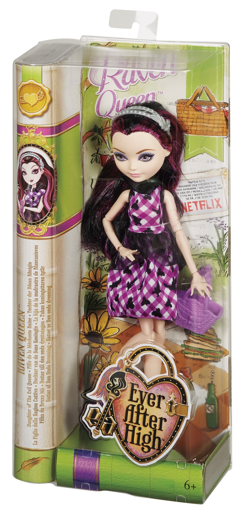 Boneca Ever After High Raven Queen Enchanted PicNic