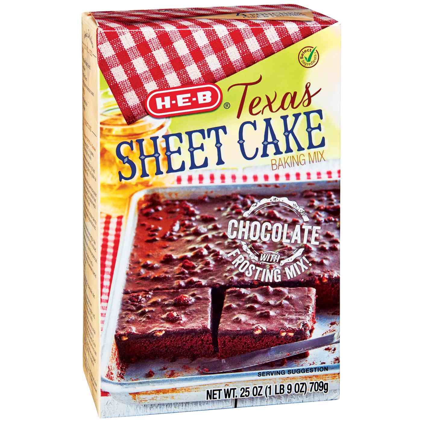 H-E-B Texas Sheet Cake & Frosting Chocolate Baking Mix; image 1 of 2