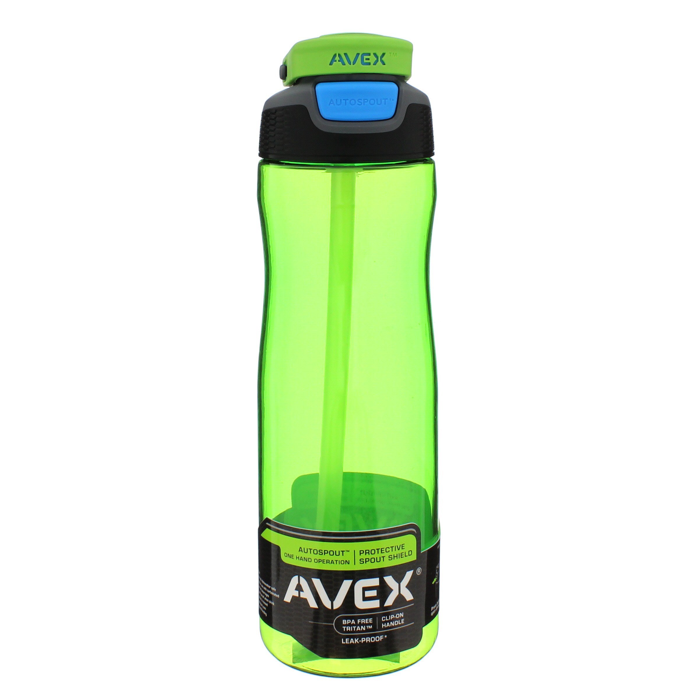 Avex Brazos Autoseal Green Water Bottle, 25oz - Shop Travel & To