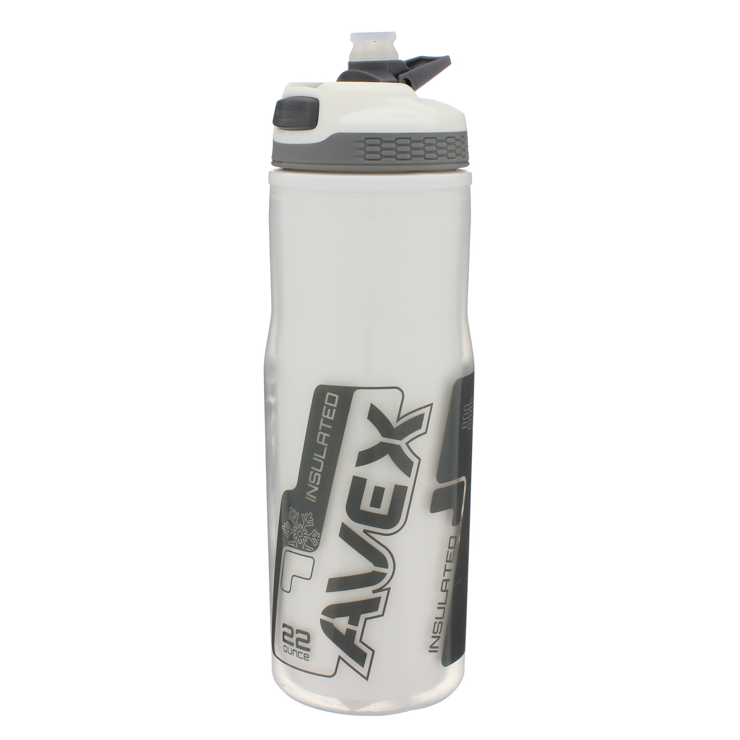 Avex Pecos Autospout Insulated Grey Water Bottle, 22oz