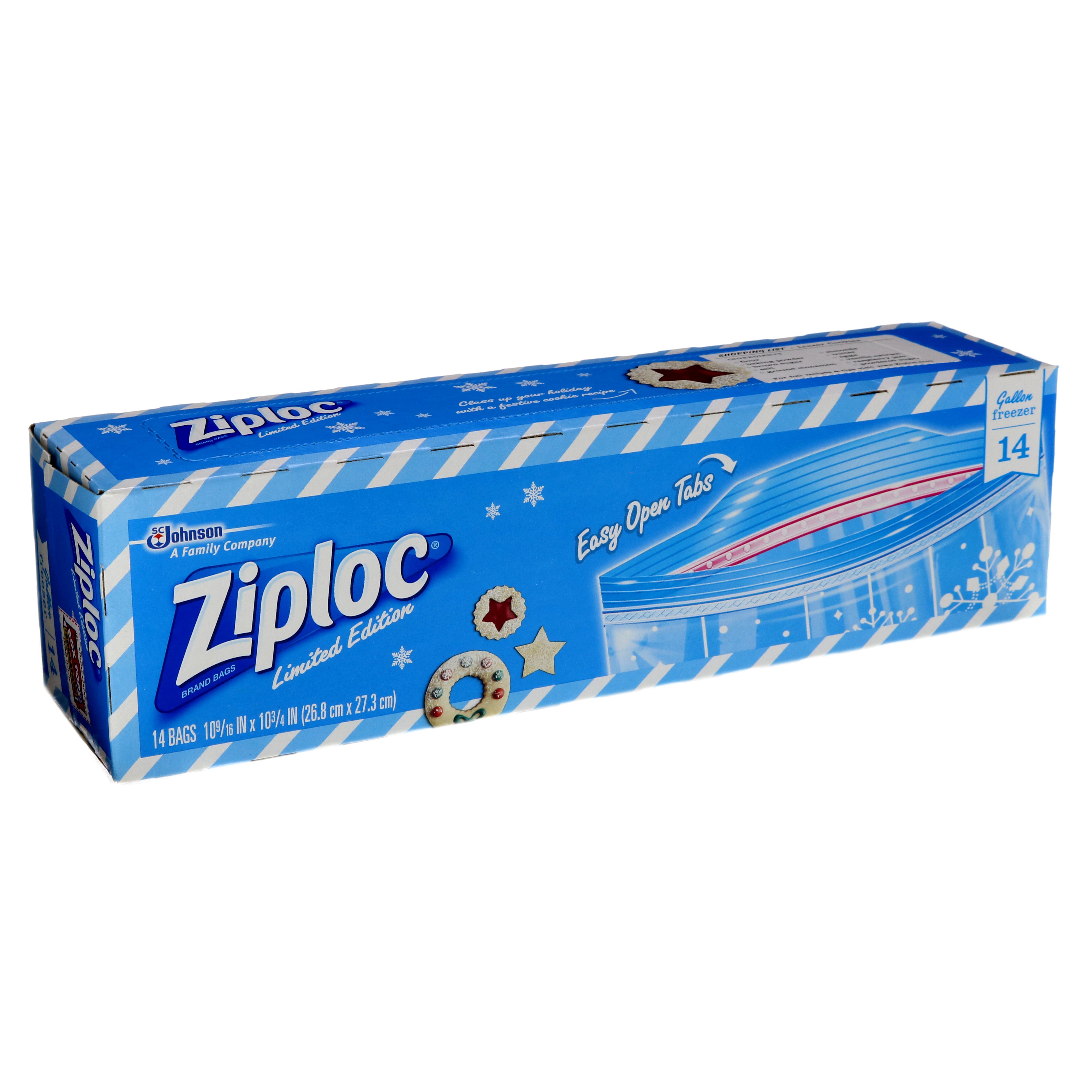 Ziploc Holiday Freezer Bag Gallon Shop Storage Bags at HEB