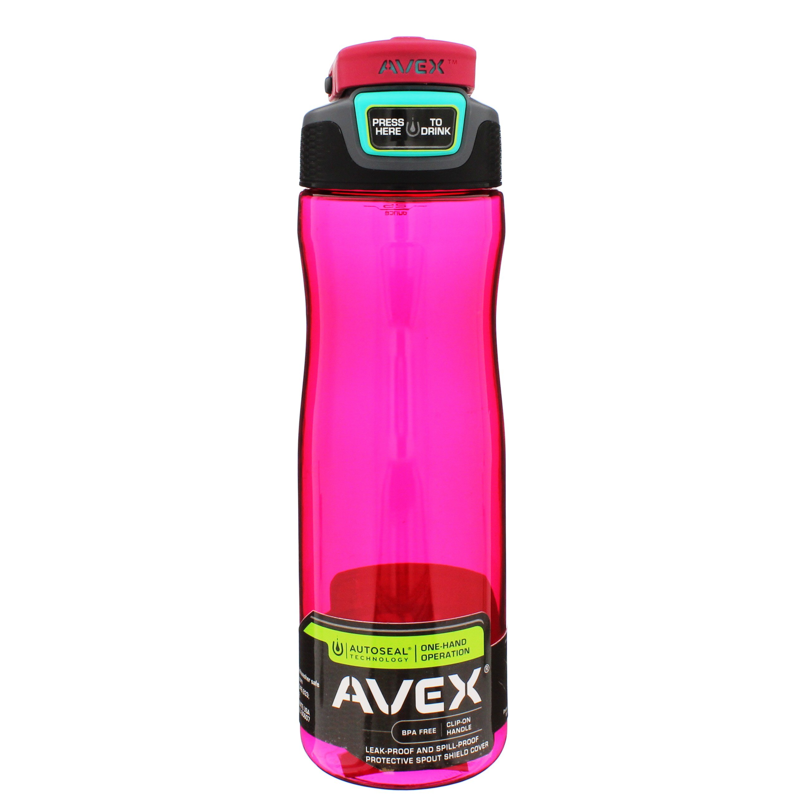 Avex Brazos Autoseal Berry Water Bottle, 25oz - Shop Travel & To-Go at H-E-B
