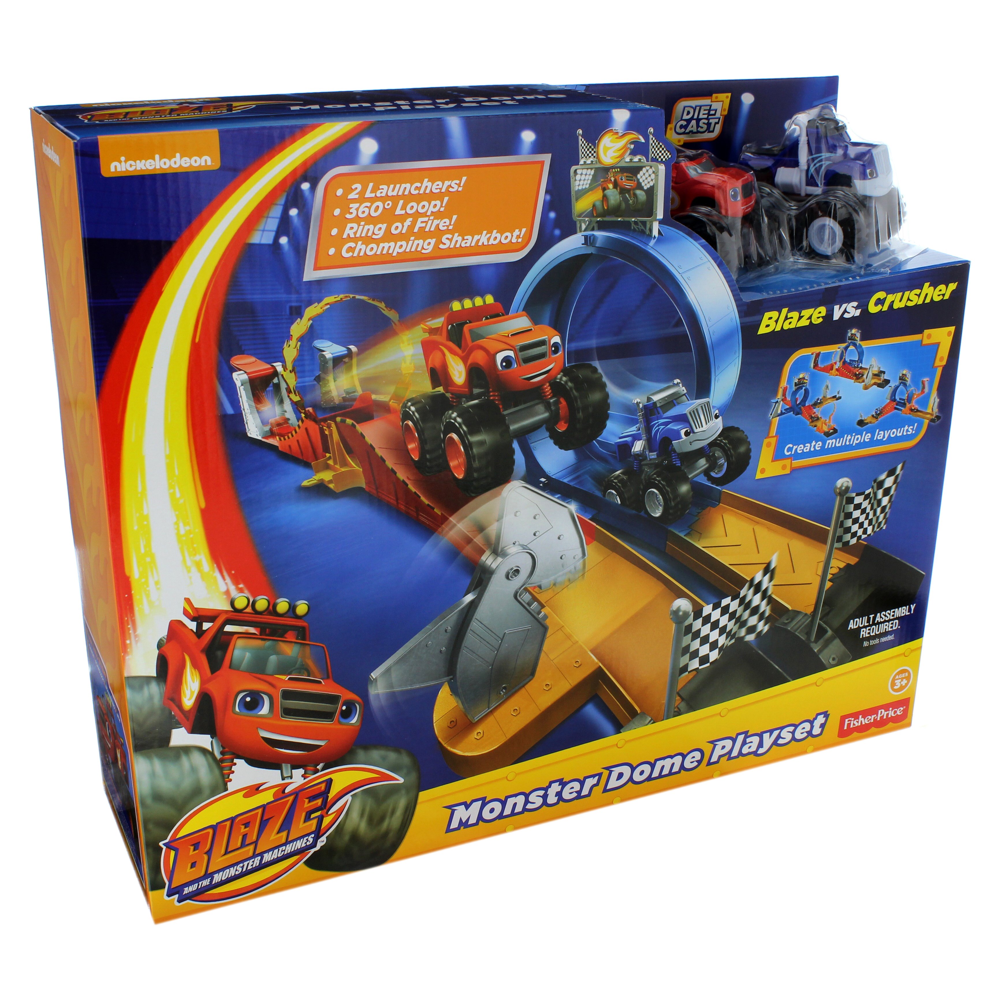 blaze and the monster machines monster dome playset