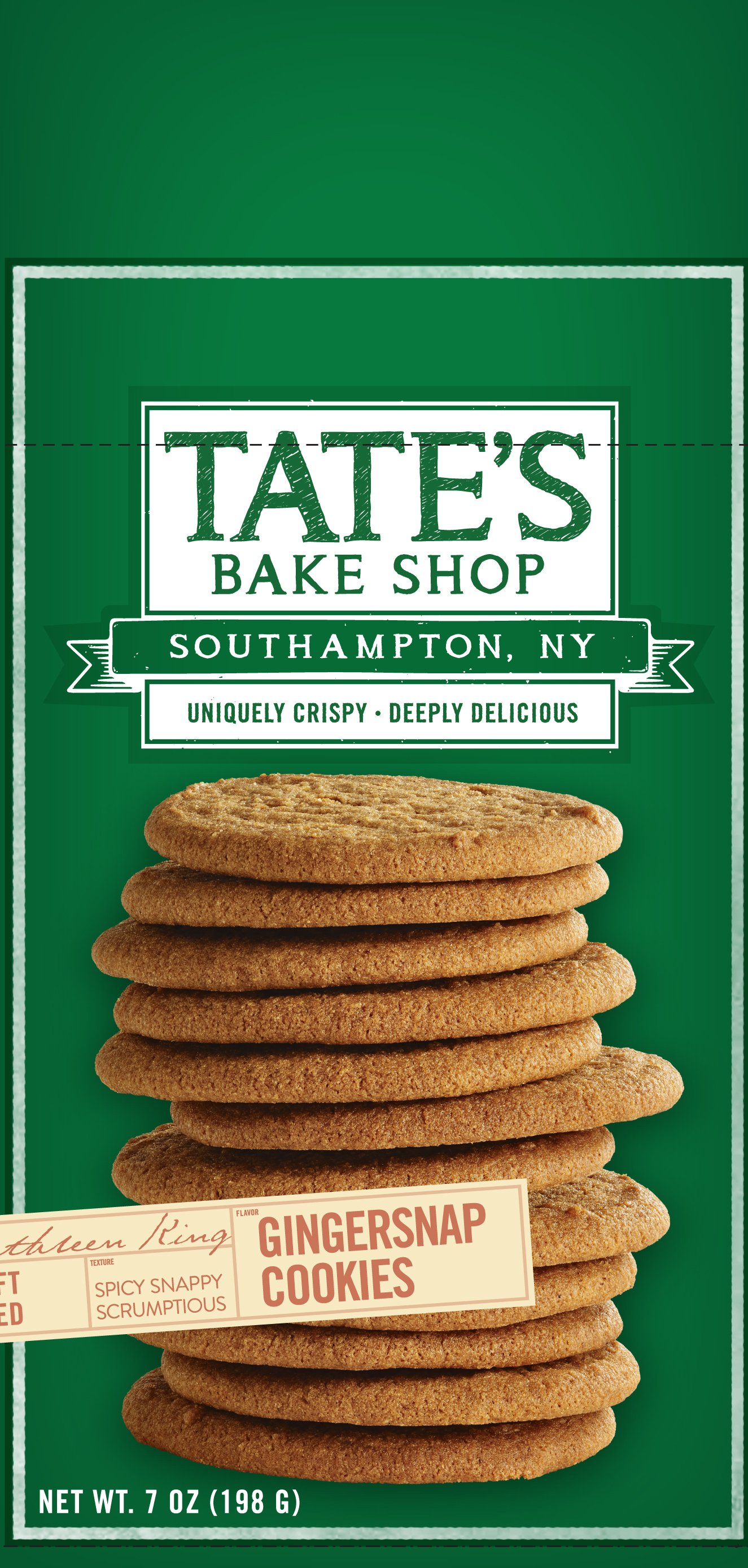 Tate's Bake Shop Gingersnap Cookies Shop Cookies at HEB