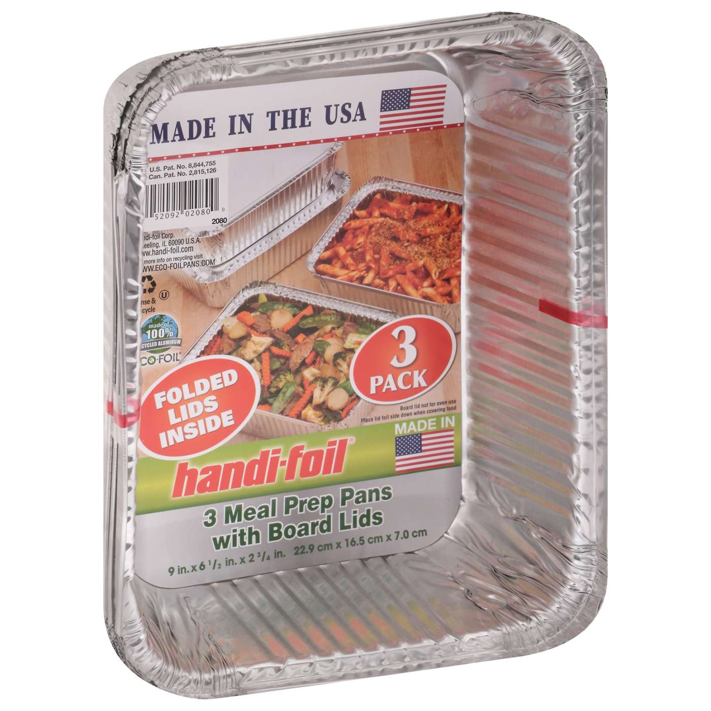 Handi-Foil Deep Storage Containers with Folded Board Lids - Shop Bakeware  at H-E-B