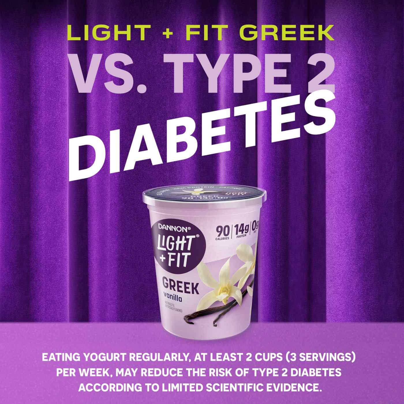 Light + Fit Vanilla Greek Nonfat Yogurt Shop Yogurt at HEB