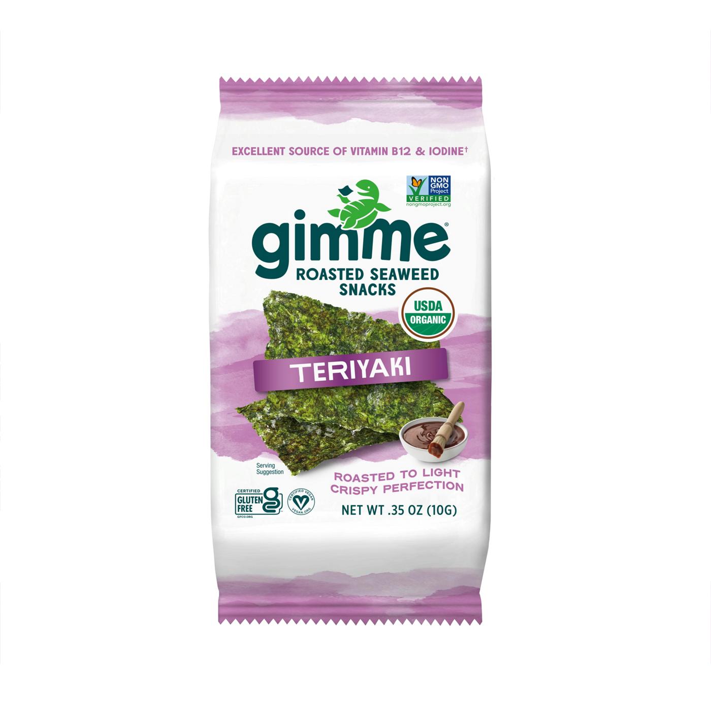 gimme Roasted Seaweed Snack - Teriyaki; image 1 of 8