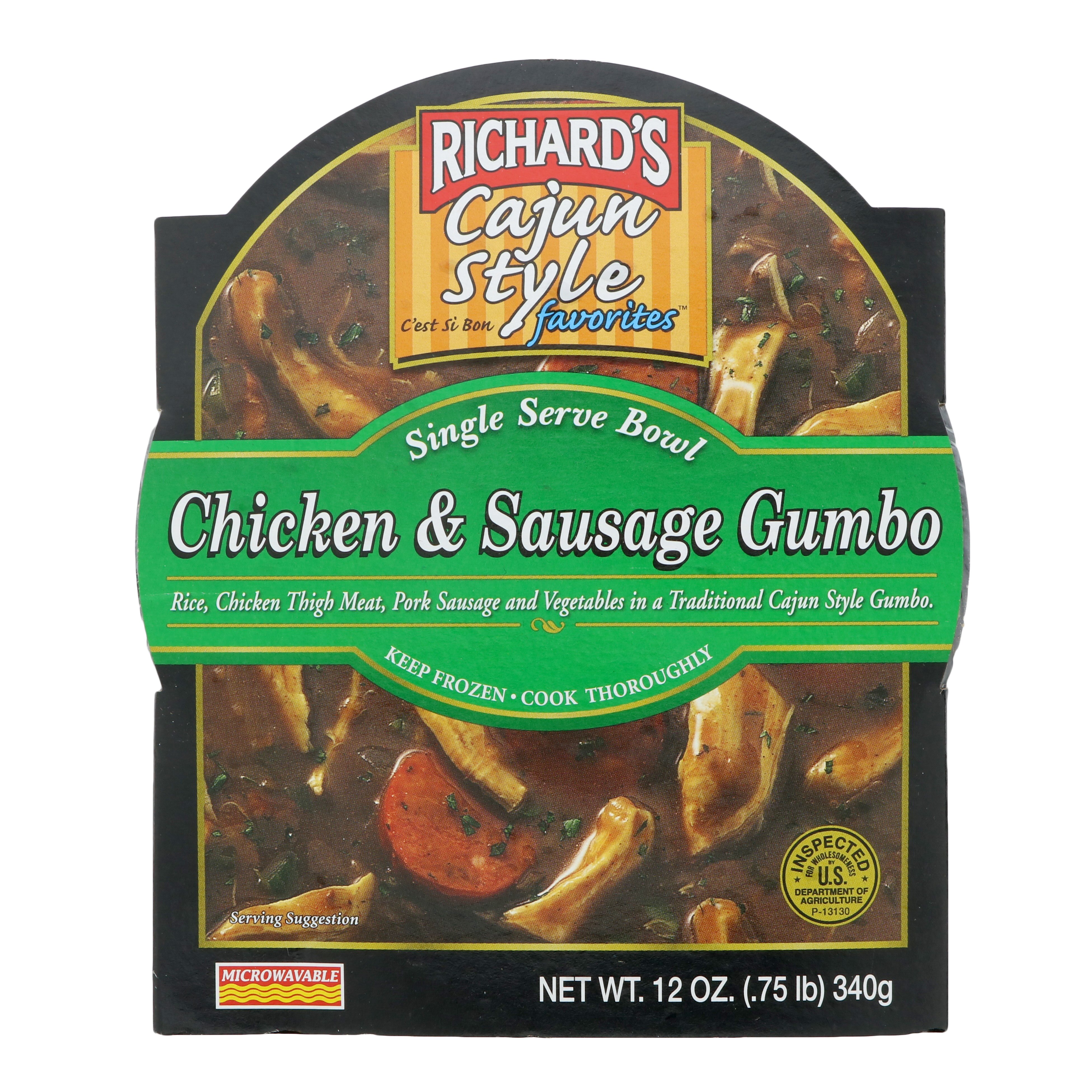 Richard's Chicken & Sausage Gumbo Shop Soup at HEB