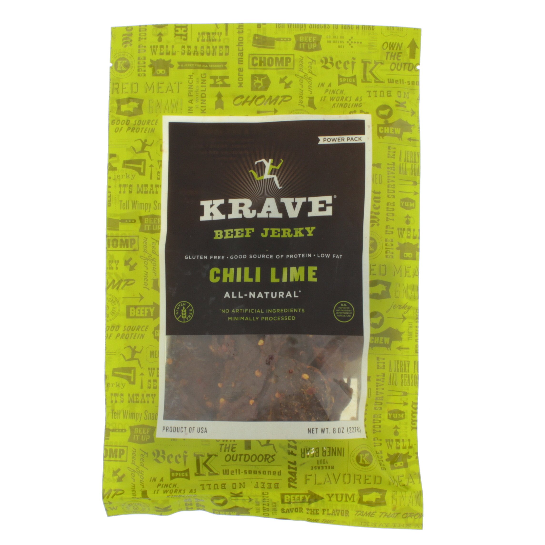 Krave Chili Lime Beef Jerky, AllNatural Shop Jerky at HEB