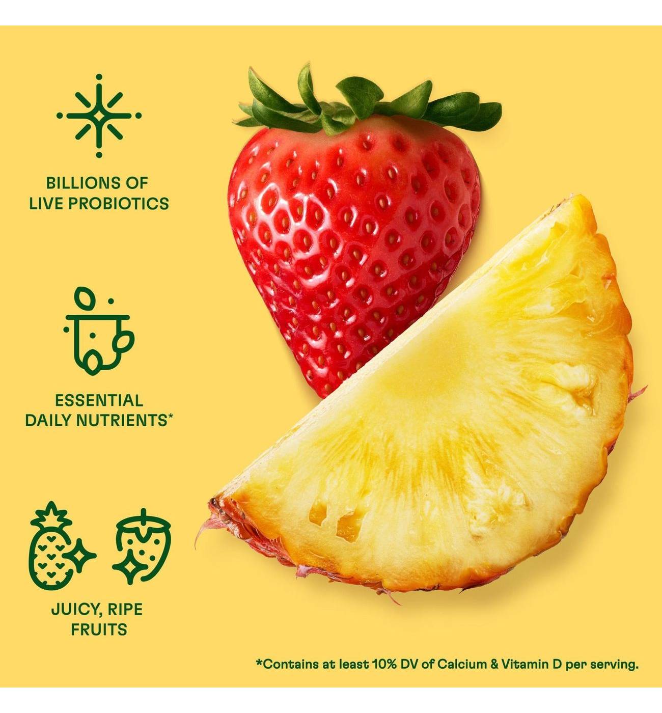 Activia Low Fat Fiber with Prebiotics Strawberry & Pineapple Yogurt; image 8 of 10