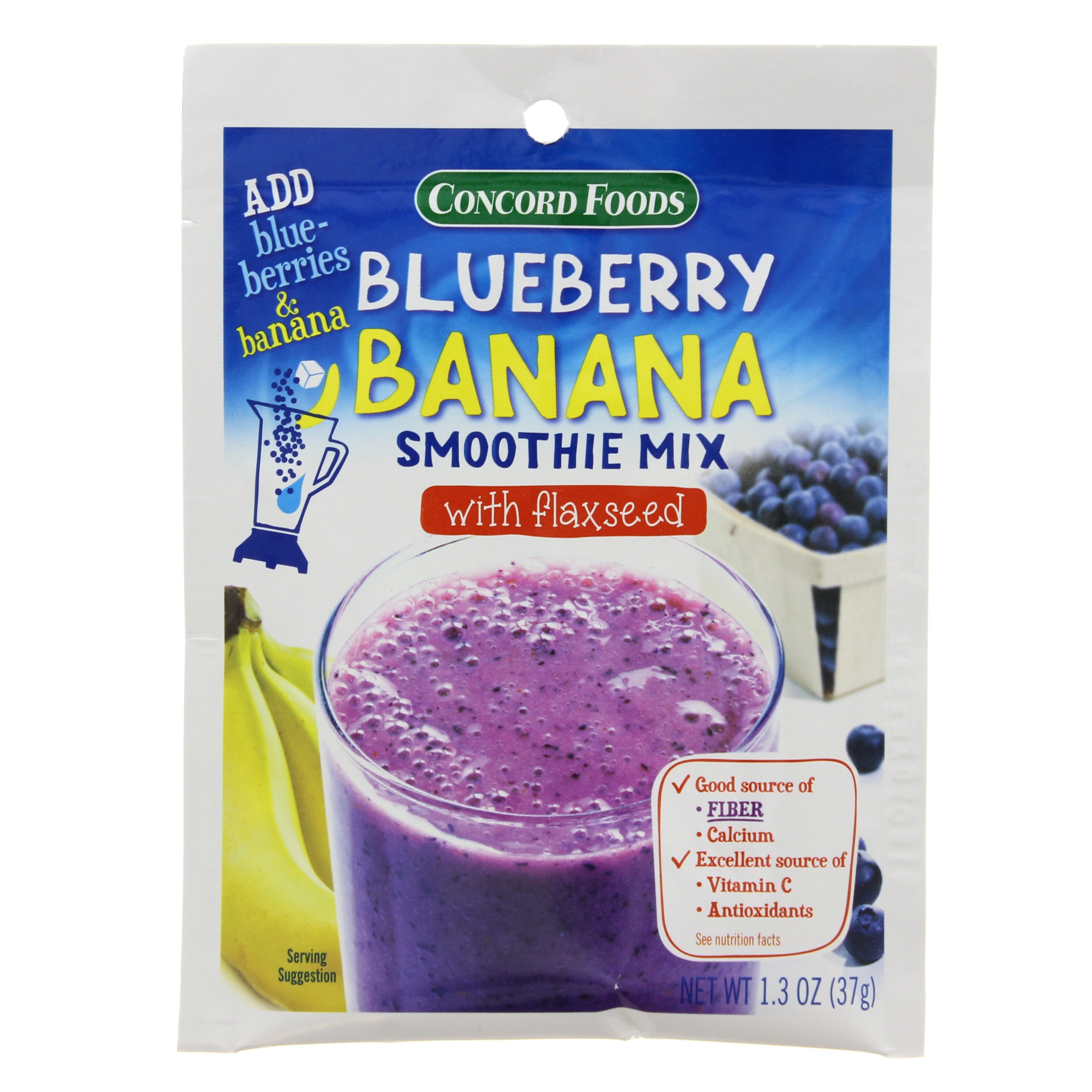 Concord Foods Blueberry Banana Smoothie Mix Shop Shakes & smoothies