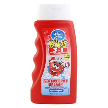 White Rain Kids 3-in-1 Strawberry Splash, 12 oz