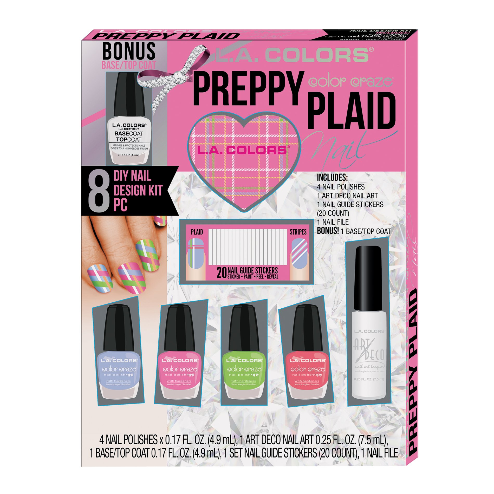L.A. Colors Color Craze Preppy Plaid 8PC - Shop L.A. Colors Color Craze  Preppy Plaid 8PC - Shop L.A. Colors Color Craze Preppy Plaid 8PC - Shop  L.A. Colors Color Craze Preppy