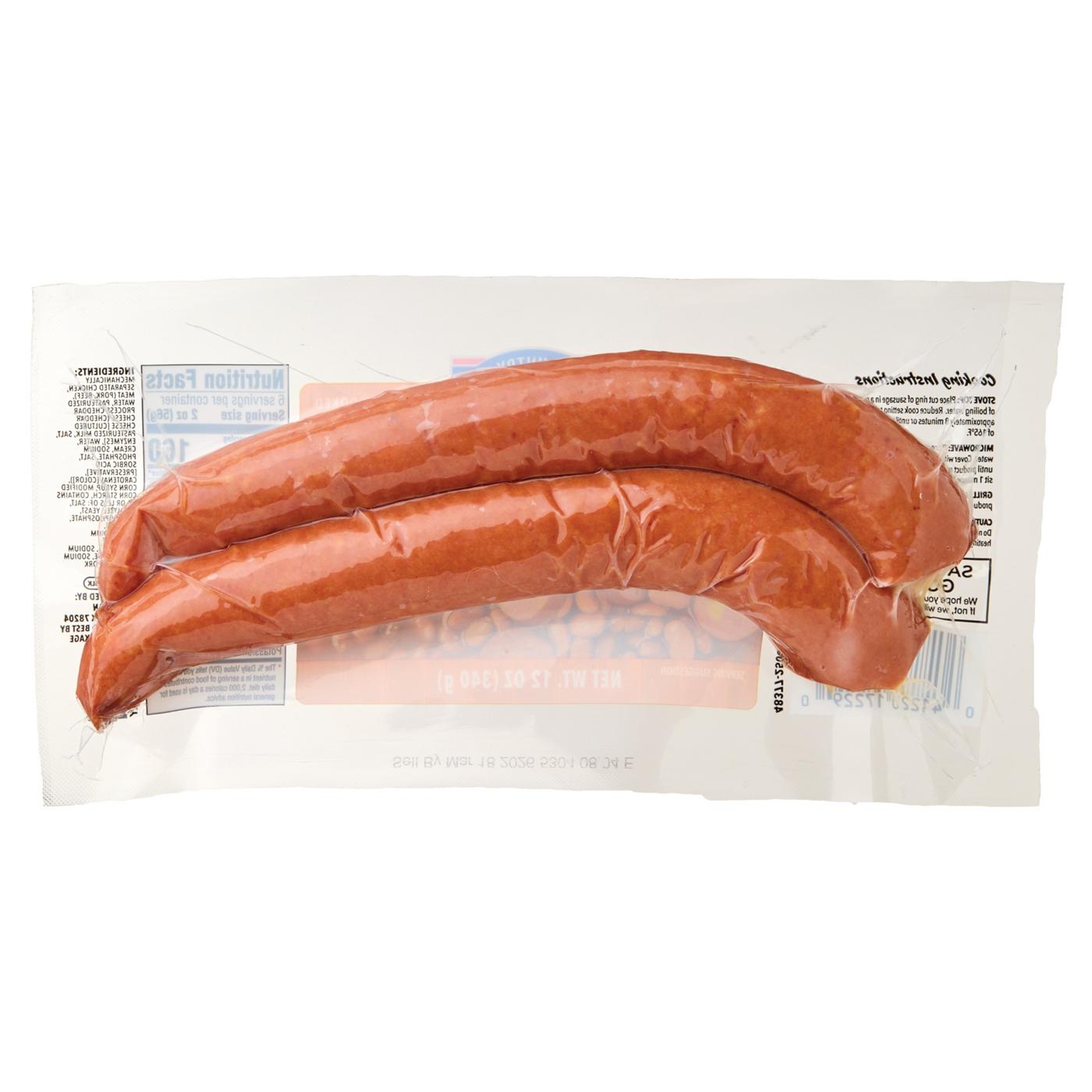 Hill Country Fare Smoked Sausage Links - Cheddar; image 2 of 2