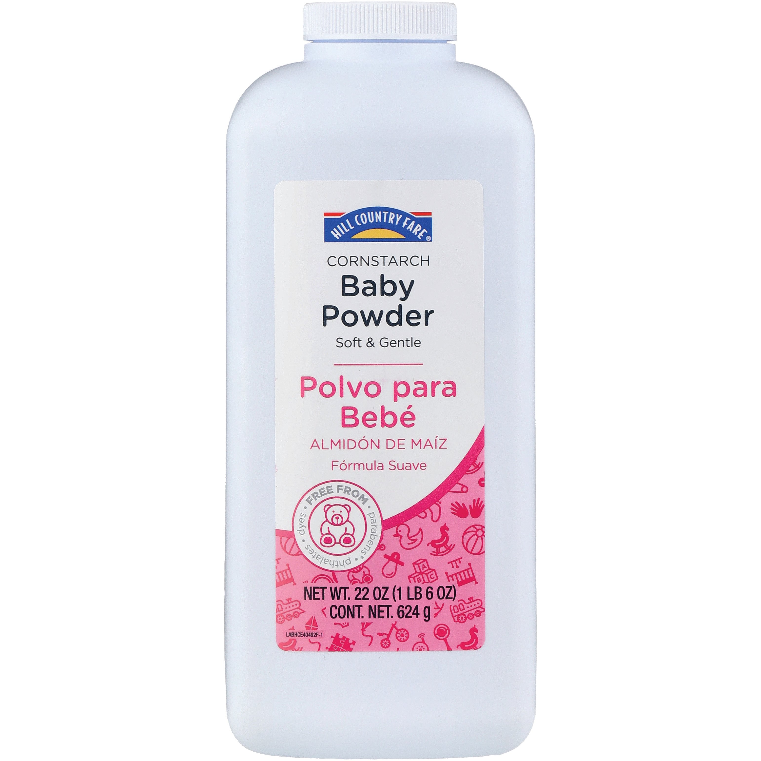 Hill Country Essentials Cornstarch Baby Powder - Shop Health & Skin Care at  H-E-B