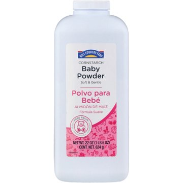 Hill Country Fare Cornstarch Baby Powder, 22 oz