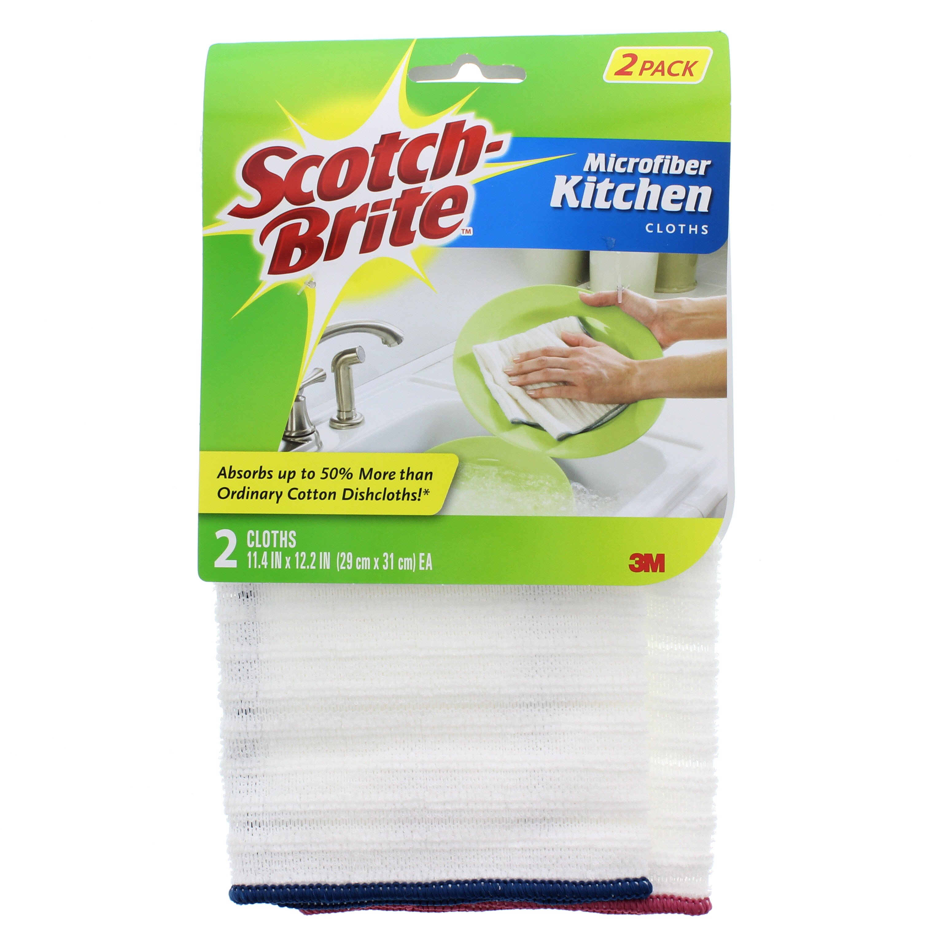 Scotch-Brite® Microfiber Kitchen Cloth, 2 pk - Kroger