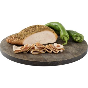 H-E-B Natural In-House Roasted Hatch Chile-Seasoned Turkey Breast, Custom Sliced
