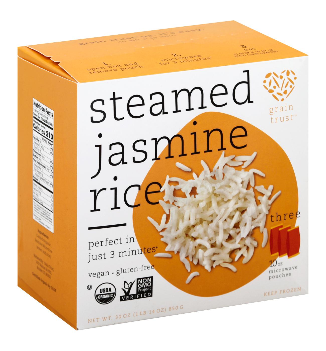 Grain Trust Steamed Jasmine Rice; image 2 of 2