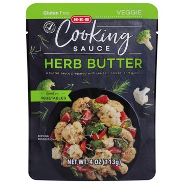 H-E-B Cooking Sauce - Herb Butter, 4 oz