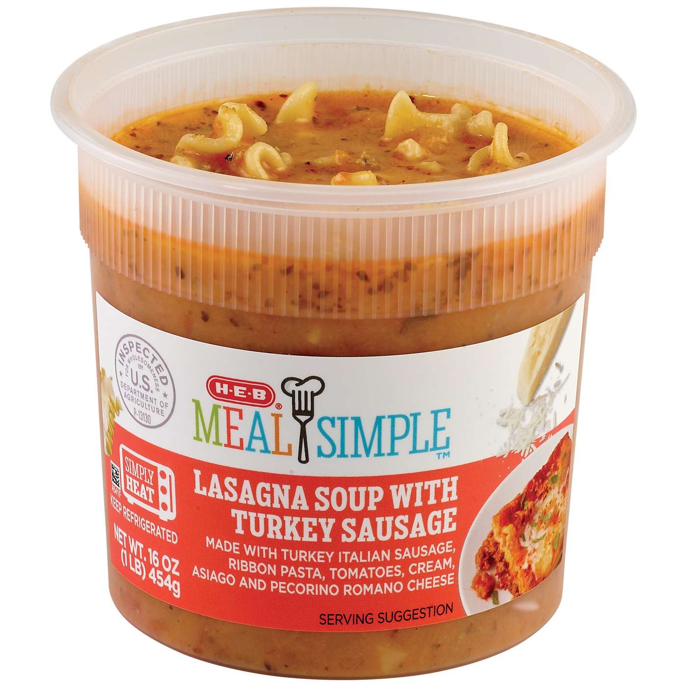 Meal Simple by H-E-B Lasagna Turkey Sausage Soup; image 1 of 3