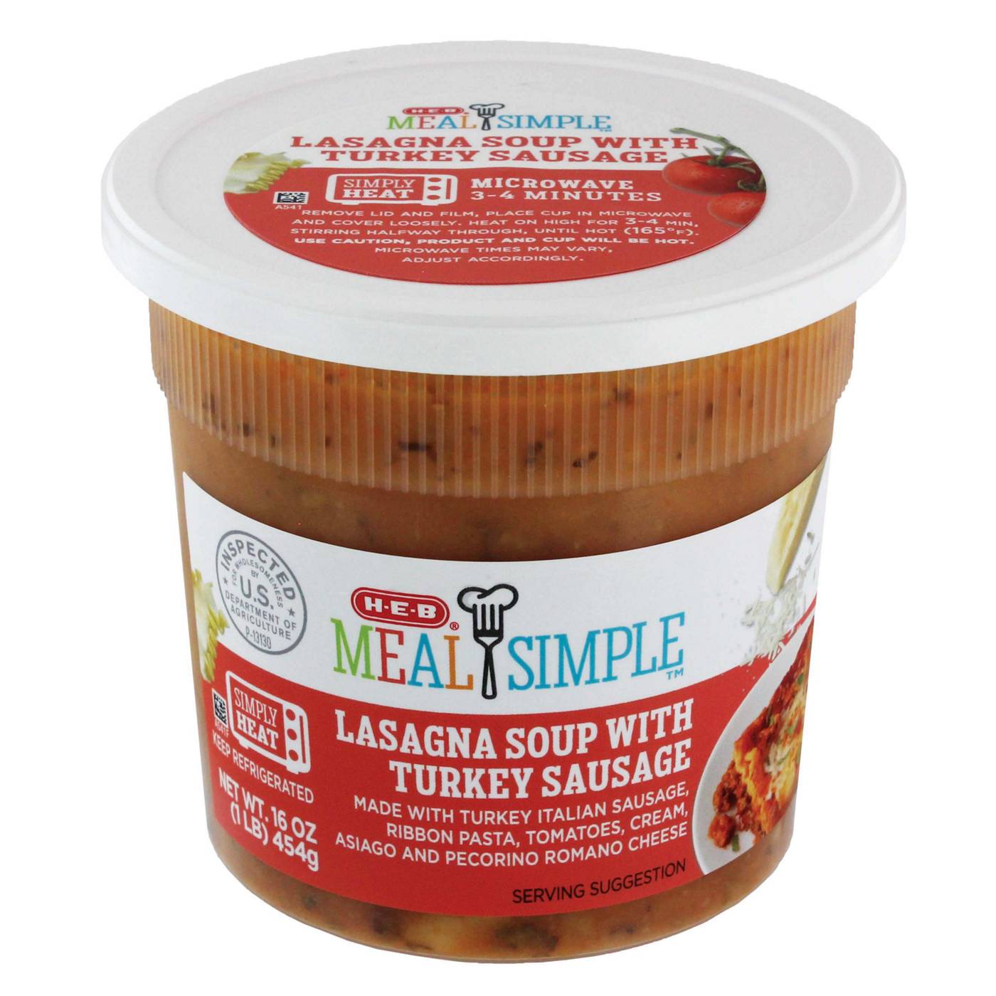 Meal Simple by H-E-B Lasagna Turkey Sausage Soup; image 3 of 3