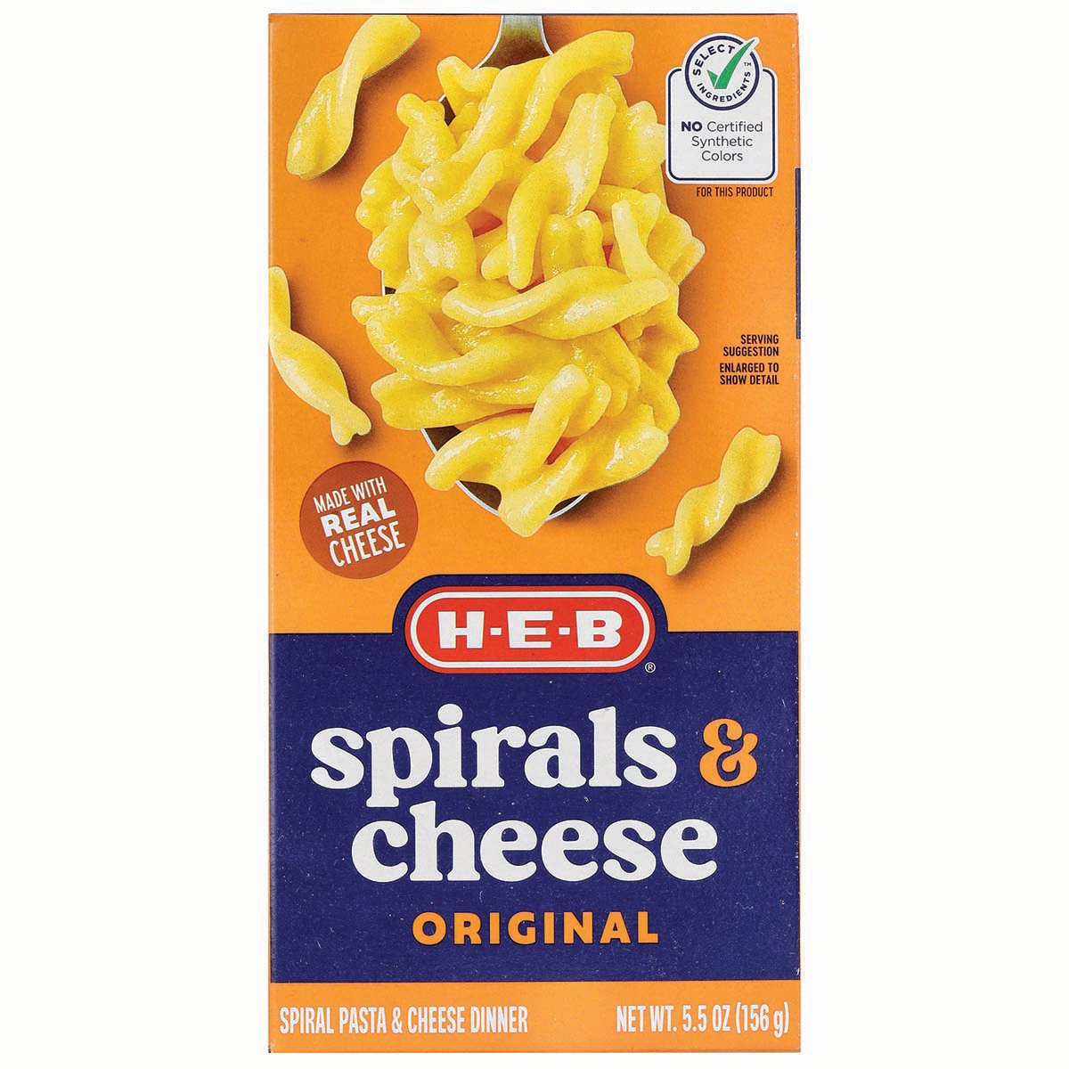 H-E-B Macaroni & Cheese Spirals - Shop Pantry Meals at H-E-B