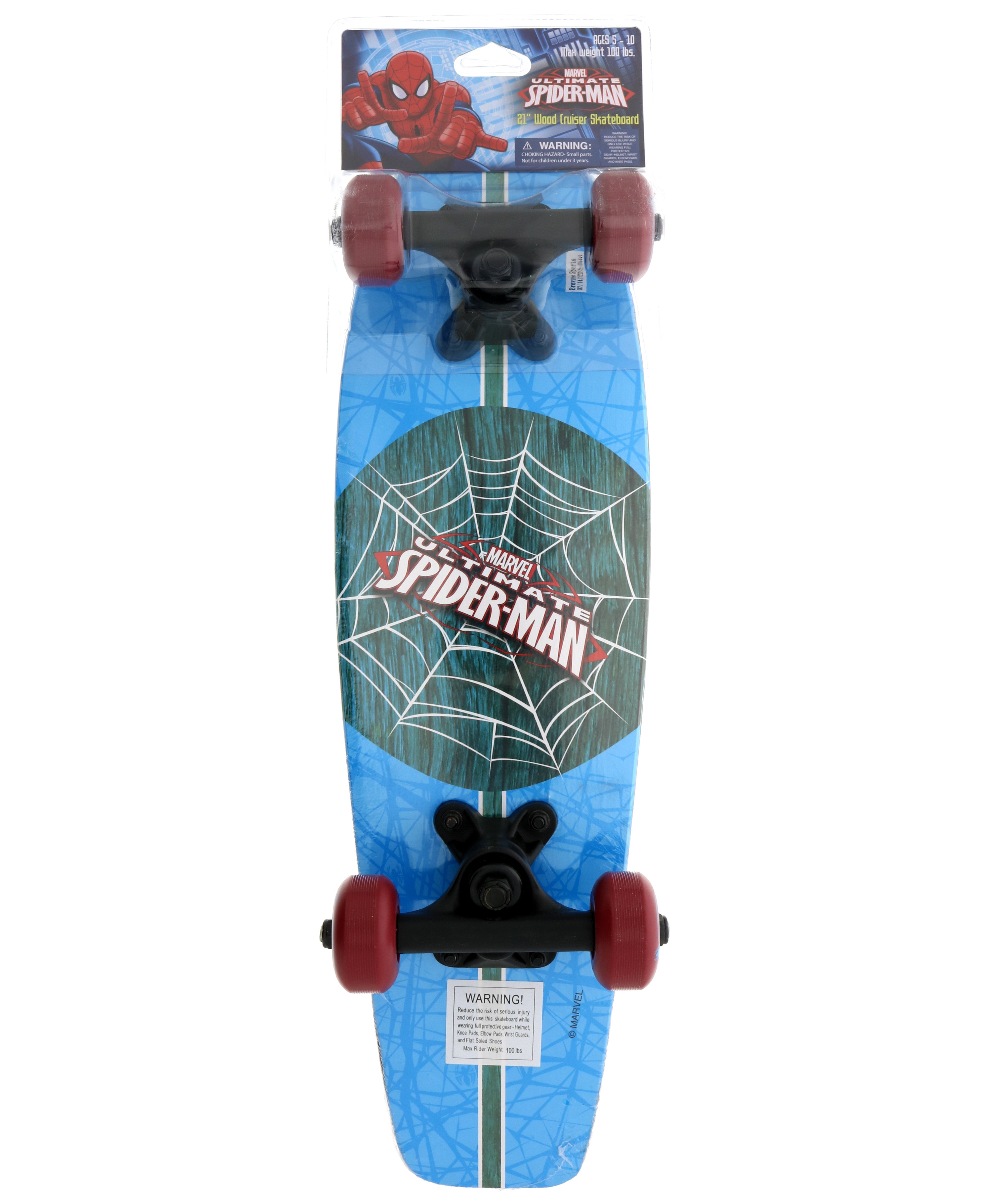 スパイダーマン スケートボード MV Sports Marvel SpiderMan Graphic Skateboard Kids/Children
