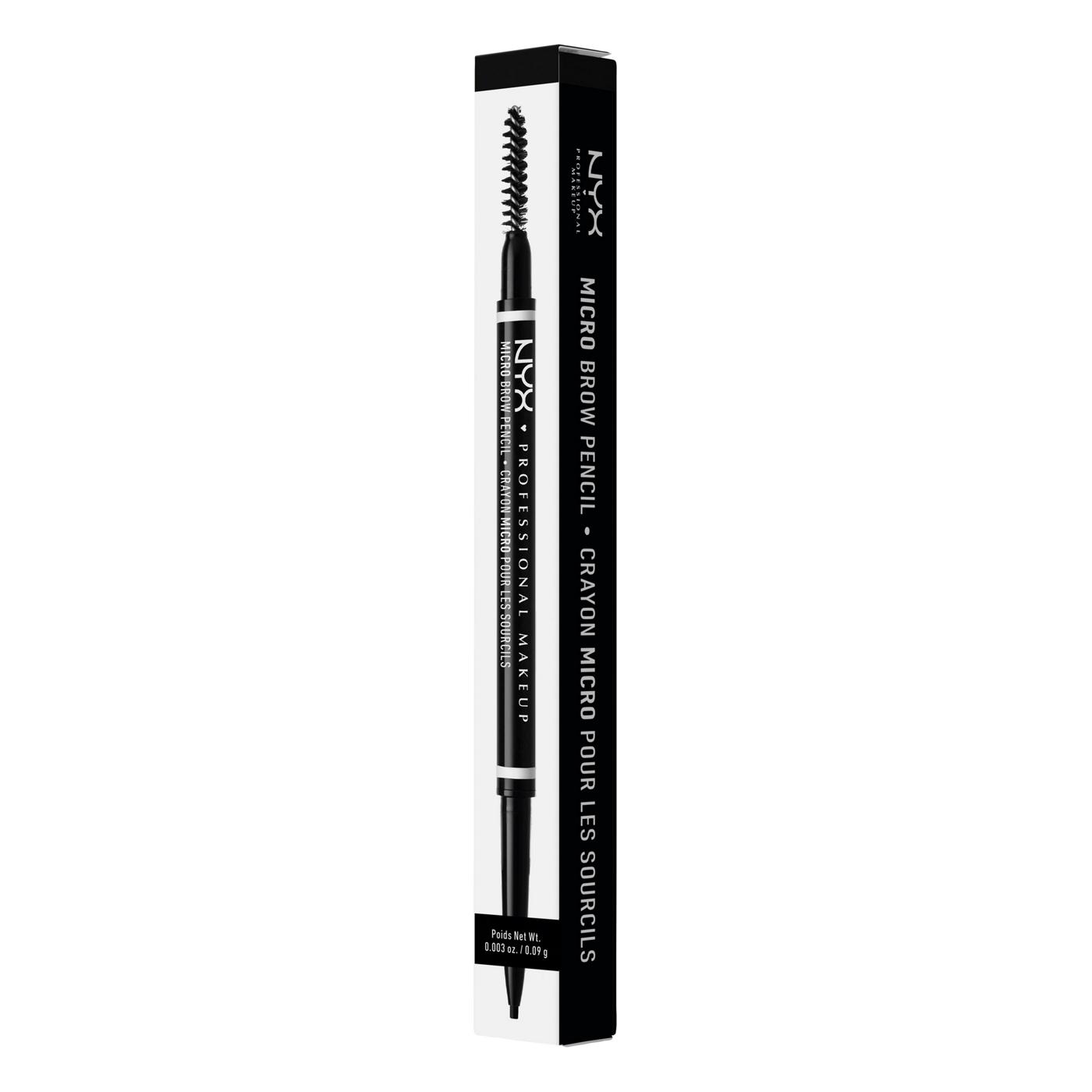 NYX Micro Brow Pencil - Black; image 2 of 3