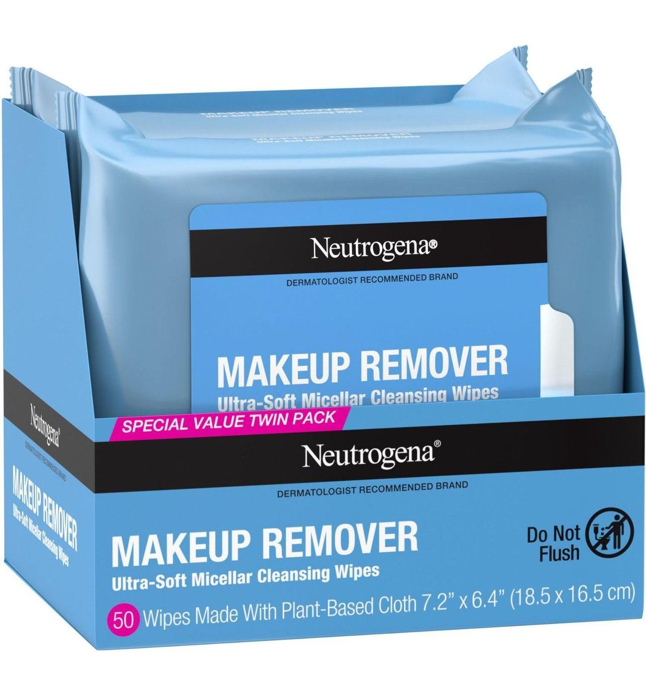 Neutrogena Makeup Remover Wipes & Face Cleansing Towelettes; image 6 of 8
