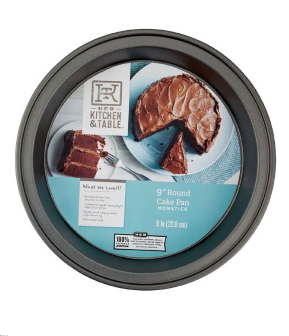 Kitchen & Table by H-E-B Anodized Aluminum Round Cake Pan Set - Shop Pans &  Dishes at H-E-B