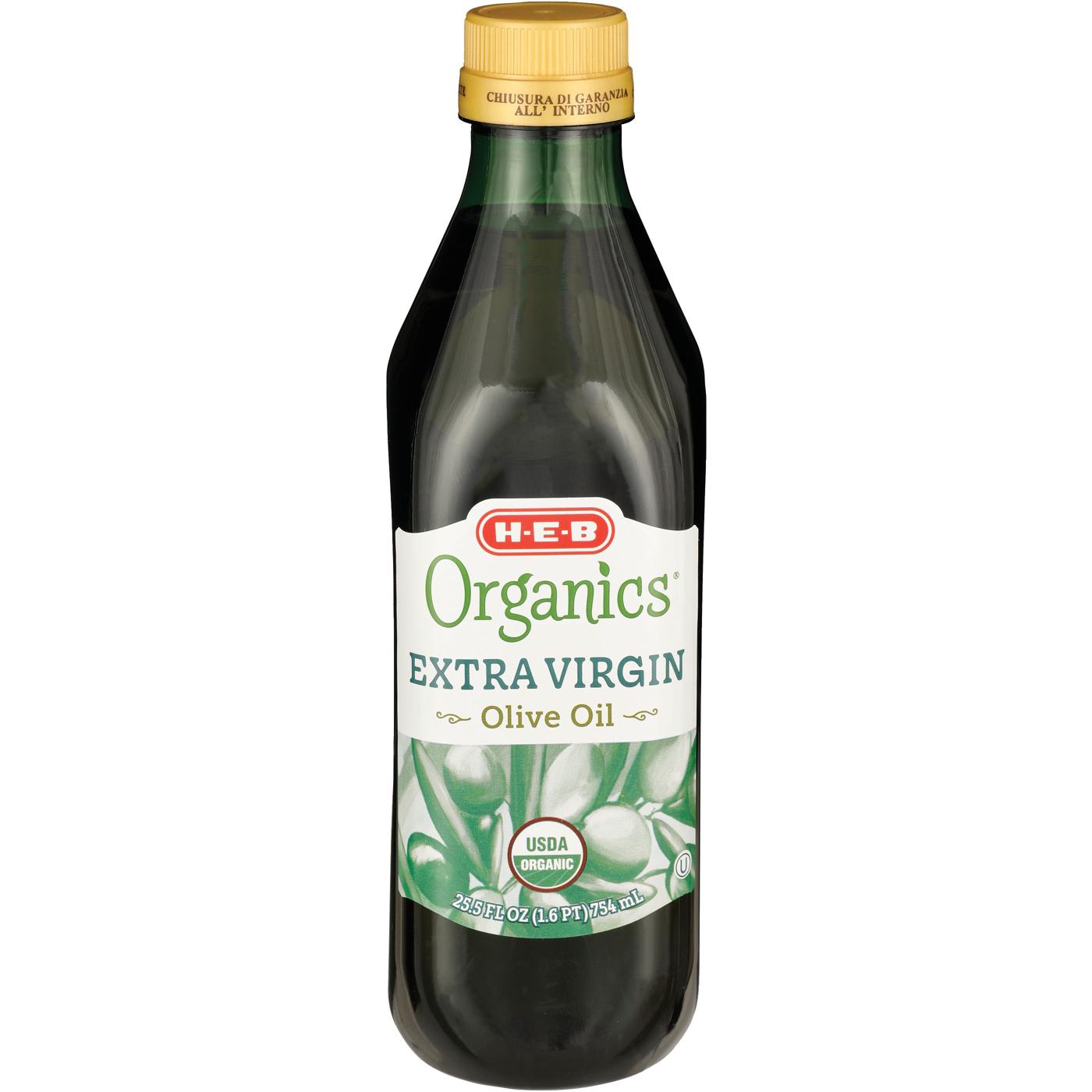 H-E-B Organics Extra Virgin Olive Oil; image 1 of 4