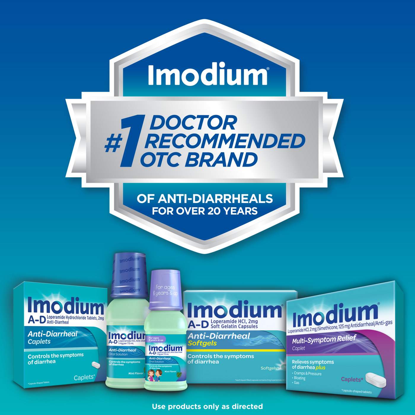Imodium A-D Anti-Diarrhea Relief Caplets with Loperamide HCl; image 5 of 8